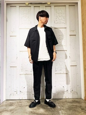 「WEGO（ウィゴー）のアイテム（ローファー）」を使った、WEGOさん（メンズ・176cm）の夏コーディネート