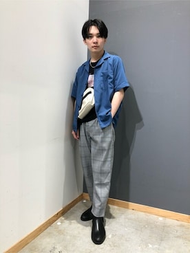 WEGOさん（メンズ・164cm）の夏コーディネート