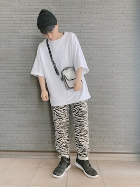 「WEGO（ウィゴー）のアイテム（レッグウェア）」を使った、WEGOさん（メンズ・163cm）の夏コーディネート