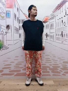 「U.S. Polo Assn.」｜WEGOさん（メンズ・170cm）の夏コーディネート