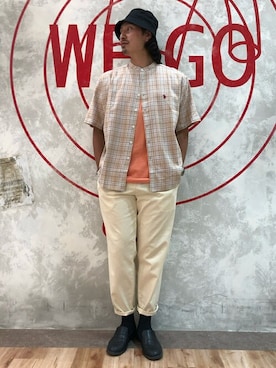 「WEGO（ウィゴー）のアイテム（レッグウェア）」を使った、WEGOさん（メンズ・182cm）の夏コーディネート