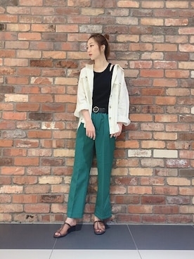 「カッティング」｜WEGOさん（レディース・170cm）の夏コーディネート