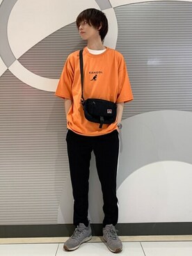 「BEN DAVIS（ベンデイビス）のアイテム（バッグ）」を使った、WEGOさん（メンズ・170cm）の夏コーディネート