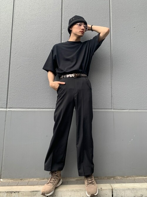 WEGO STAFFWEGOさんのメガネ「WEGO/クリアフレームアイウェア(WEGO|ウィゴー)」を使ったコーディネート