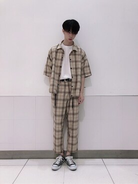 WEGOさん（メンズ・176cm）の夏コーディネート