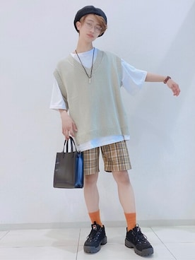 WEGOさん（メンズ・167cm）の夏コーディネート