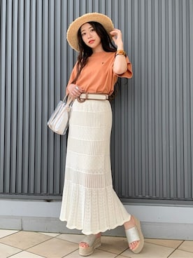 「U.S. Polo Assn.」｜WEGOさん（レディース・160cm）の夏コーディネート