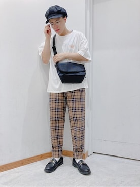 「WEGO（ウィゴー）のアイテム（キャスケット）」を使った、WEGOさん（メンズ・163cm）の夏コーディネート