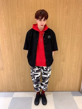 WEGOさん（メンズ・176cm）の夏コーディネート