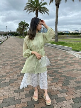 WEGOさん（レディース・154cm）の夏コーディネート