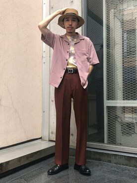 WEGOさん（メンズ・175cm）の夏コーディネート