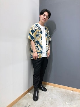 「アロハシャツ」｜WEGOさん（レディース・164cm）の夏コーディネート