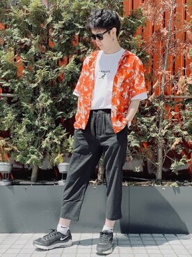 WEGOさん（メンズ・177cm）の夏コーディネート