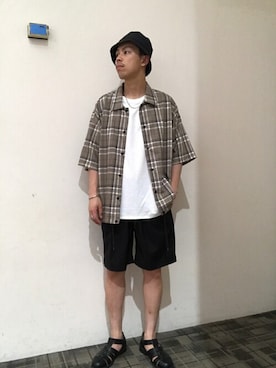 WEGOさん（メンズ・174cm）の夏コーディネート