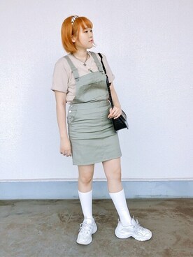 「WEGO（ウィゴー）のWEGO/ワイドカチューシャ（カチューシャ）」を使った、WEGOさん（レディース・160cm）の夏コーディネート