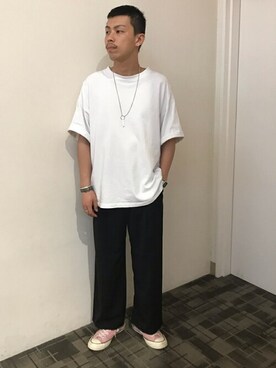 「WEGO（ウィゴー）のアイテム（レッグウェア）」を使った、WEGOさん（メンズ・174cm）の夏コーディネート