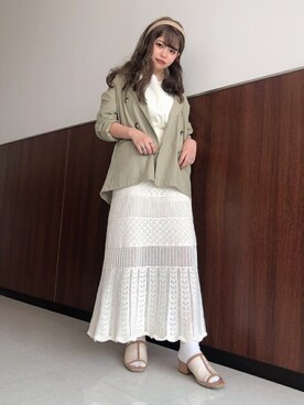 「WEGO（ウィゴー）のWEGO/ワイドカチューシャ（カチューシャ）」を使った、WEGOさん（レディース・148cm）の夏コーディネート