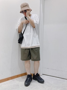 「WEGO（ウィゴー）のアイテム（レッグウェア）」を使った、WEGOさん（メンズ・163cm）の夏コーディネート