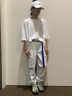 「WEGO（ウィゴー）のWEGO/カーゴジョガーパンツ（カーゴパンツ）」を使った、WEGOさん（メンズ・162cm）の夏コーディネート