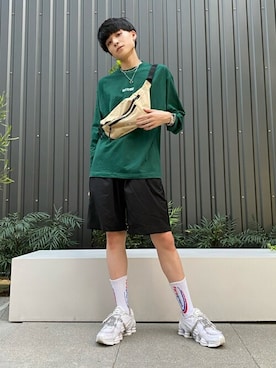 「CONVERSE（コンバース）のアイテム（バッグ）」を使った、WEGOさん（メンズ・175cm）の秋コーディネート