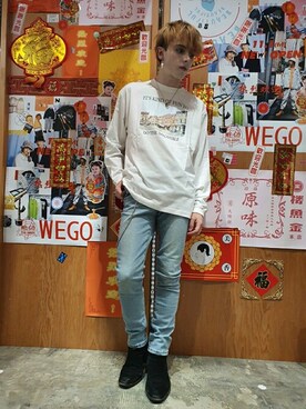 WEGOさん（メンズ・177cm）の秋コーディネート