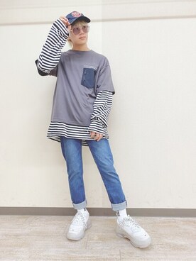 WEGOさん（メンズ・168cm）の夏コーディネート