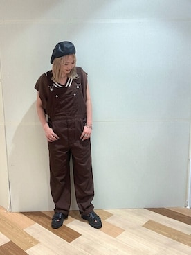 「ブレスレット」｜「アイテム（ハンチング/ベレー帽）」を使った、WEGOさん（レディース・160cm）の夏コーディネート