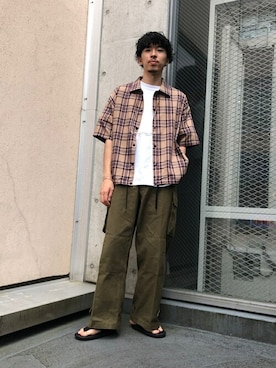 WEGOさん（メンズ・175cm）の夏コーディネート