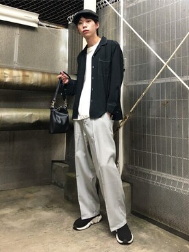 「WEGO（ウィゴー）のアイテム（ハンチング/ベレー帽）」を使った、WEGOさん（メンズ・178cm）の夏コーディネート