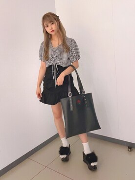 「WC（ダブル シー）のアイテム（トートバッグ）」を使った、WEGOさん（レディース・150cm）の夏コーディネート
