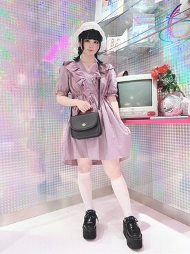 「WC（ダブル シー）のアイテム（帽子）」を使った、WEGOさん（レディース・153cm）の夏コーディネート