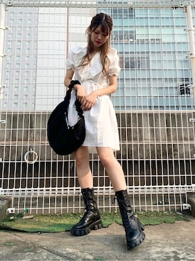 「WC（ダブル シー）のアイテム（ヘアアクセサリー）」を使った、WEGOさん（レディース・161cm）の夏コーディネート