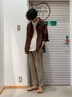 WEGOさん（メンズ・180cm）の夏コーディネート