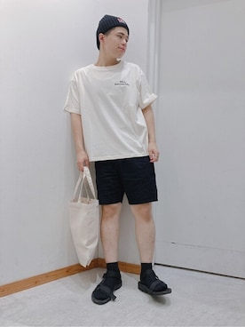 「WEGO（ウィゴー）のアイテム（レッグウェア）」を使った、WEGOさん（メンズ・163cm）の夏コーディネート