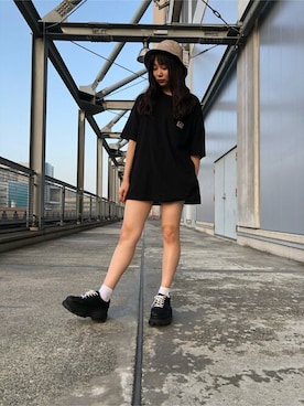 「ベンデイビス」｜「アイテム（帽子）」を使った、WEGOさん（メンズ・158cm）の夏コーディネート