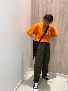 「STARTER（スターター）のアイテム（バッグ）」を使った、WEGOさん（レディース・154cm）の秋コーディネート