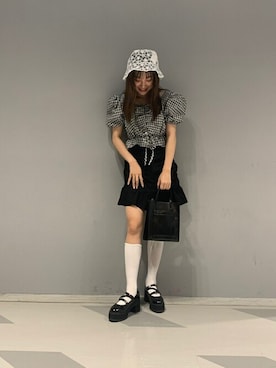 「WC（ダブル シー）のアイテム（帽子）」を使った、WEGOさん（レディース・152cm）の秋コーディネート