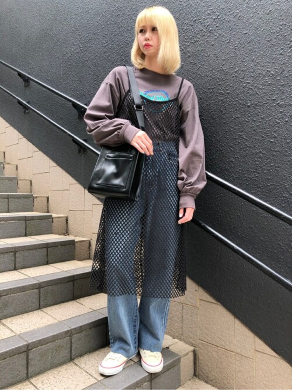 dukkah/【148cm基準・低身長に優しいサイズ】メッシュキャミ