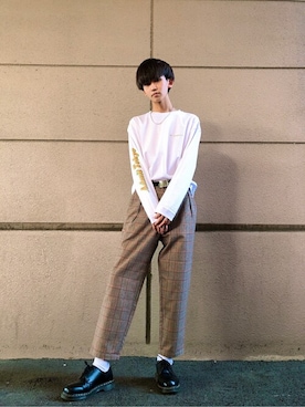 WEGOさん（メンズ・174cm）の秋コーディネート