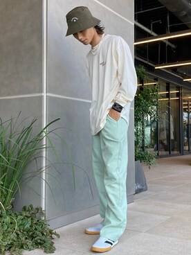 「CONVERSE（コンバース）のアイテム（帽子）」を使った、WEGOさん（メンズ・171cm）の秋コーディネート