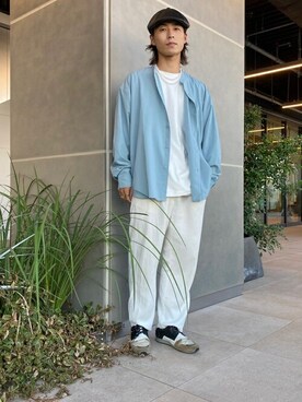 「WEGO（ウィゴー）のアイテム（ハンチング/ベレー帽）」を使った、WEGOさん（メンズ・171cm）の秋コーディネート