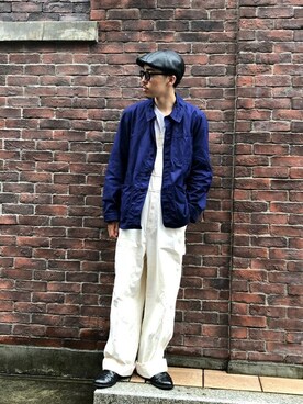 「WEGO（ウィゴー）のアイテム（ハンチング/ベレー帽）」を使った、WEGOさん（メンズ・175cm）の秋コーディネート