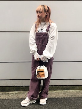 「WC（ダブル シー）のアイテム（スウェット）」を使った、WEGOさん（レディース・156cm）の秋コーディネート