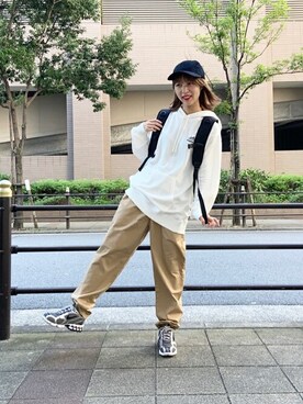 「WEGO（ウィゴー）のWEGO/スクールリュック（バックパック/リュック）」を使った、WEGOさん（レディース・157cm）の秋コーディネート
