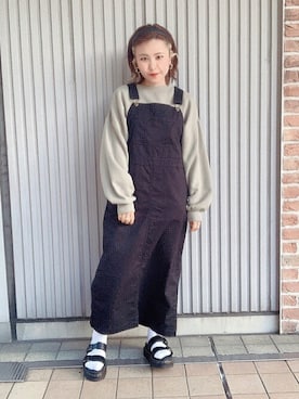 「WEGO（ウィゴー）のWEGO/ワイドカチューシャ（カチューシャ）」を使った、WEGOさん（レディース・150cm）の秋コーディネート