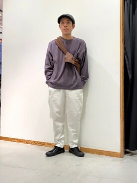 「WEGO（ウィゴー）のアイテム（ハンチング/ベレー帽）」を使った、WEGOさん（メンズ・175cm）の秋コーディネート
