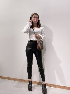 「WEGO（ウィゴー）のWEGO/ワイドカチューシャ（カチューシャ）」を使った、WEGOさん（レディース・149cm）の秋コーディネート