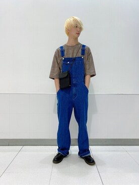 「WEGO（ウィゴー）のアイテム（サロペット/オーバーオール）」を使った、WEGOさん（メンズ・171cm）の秋コーディネート