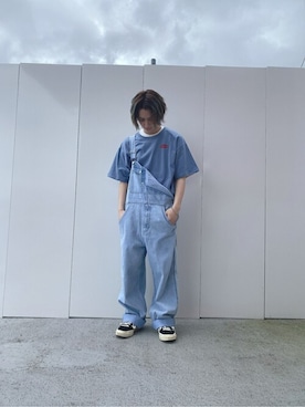 「WEGO（ウィゴー）のアイテム（サロペット/オーバーオール）」を使った、WEGOさん（メンズ・168cm）の秋コーディネート