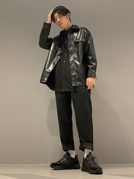 「WEGO（ウィゴー）のアイテム（ミリタリージャケット）」を使った、WEGOさん（メンズ・174cm）の秋コーディネート